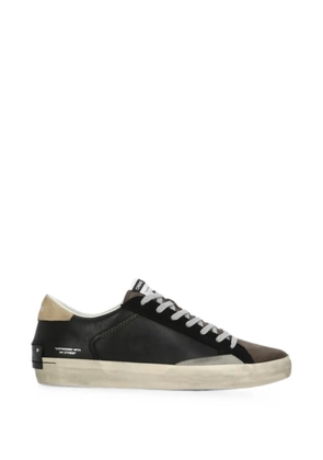 Crime London distressed panelled sneakers - Black
