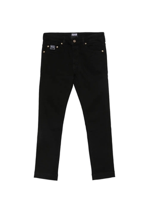 Versace Jeans Couture logo-patch jeans - Black
