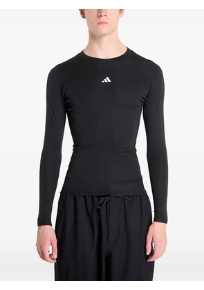 adidas long-sleeve compression top - Black