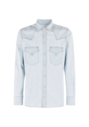 Fortela stone-wash shirt - Blue
