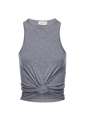 Magda Butrym knot-detail tank top - Grey