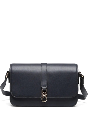 Tommy Hilfiger TH Monogram Flap shoulder bag - Blue