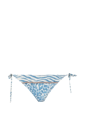 MC2 Saint Barth Virgo animal-print bikini bottoms - White