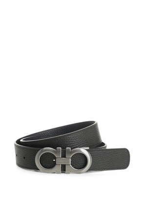 Ferragamo Gancini-buckle belt - Black