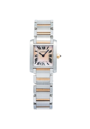 Cartier Tank Francaise 20mm watch - White