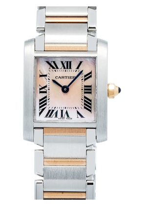 Cartier Tank Francaise 20mm watch - White