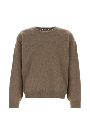 Jil Sander crew-neck sweater - Brown