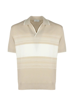 Paolo Pecora striped cotton T-shirt - Neutrals