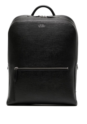 Smythson grained-calf leather backpack - Black