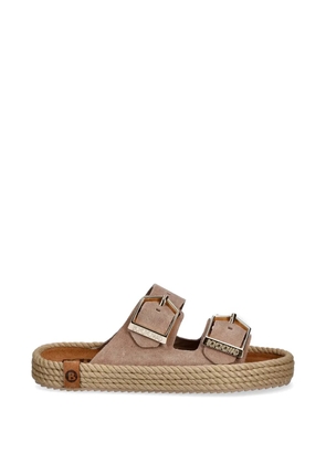 BOHONOMAD buckle-fastening rope-detail espadrilles - Neutrals