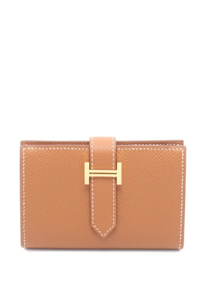 Hermès Pre-Owned 2026 mini Béarn card case - Brown