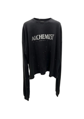 Alchemist logo-print thermal T-shirt - Black