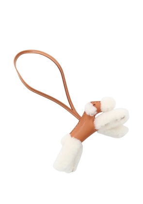 Hermès Pre-Owned 2025 Paddy bag charm - White