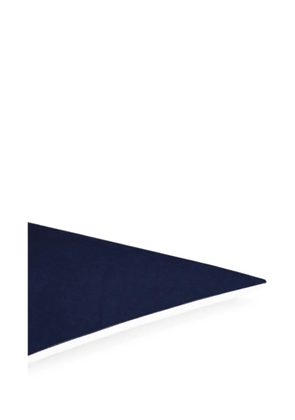 La-Rose triangular cashmere scarf - Blue