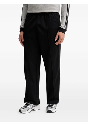 adidas logo-embroidered track pants - Black