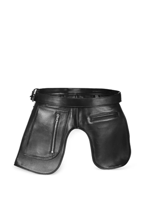 Brandon Maxwell Dallas leather belt - Black