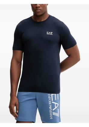 Ea7 Emporio Armani logo-print T-shirt - Blue