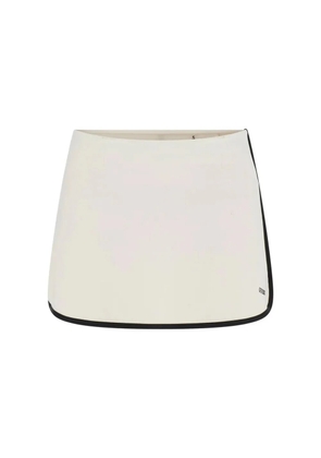 GUESS USA contrast-trim A-line skirt - G018