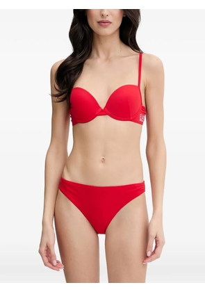 Ea7 Emporio Armani logo-print bikini - Red