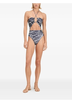Devon Windsor Amal cutout swimsuit - Blue