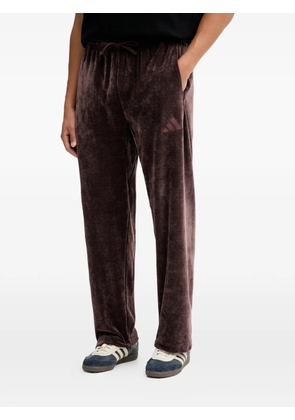 adidas All Szn Luxe logo-embroidered track pants - Brown