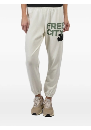 FreeCity cotton track pants - Neutrals