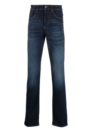 BOSS washed straight-leg jeans - Blue
