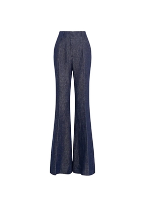 Gabriela Hearst Rhein high-waisted flared jeans - Blue