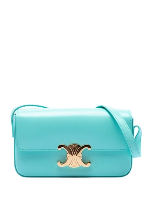 Celine Pre-Owned 2021 Shiny Calfskin Claude shoulder bag - Blue