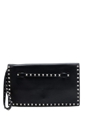 Valentino Garavani Pre-Owned 2018-2026 Nappa Rockstud Wristlet clutch bag - Black