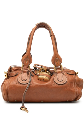 Chloé Pre-Owned 2008 Leather Paddington handbag - Brown