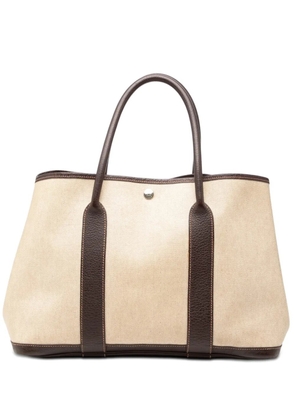 Hermès Pre-Owned 2015 Toile and Negonda Garden Party 36 tote bag - Neutrals
