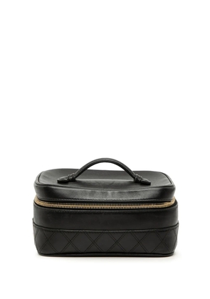 CHANEL Pre-Owned 1996-1997 CC Quilted Lambskin vanity bag - Black