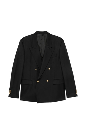 Lardini double-breasted peak-lapels jacket - Black