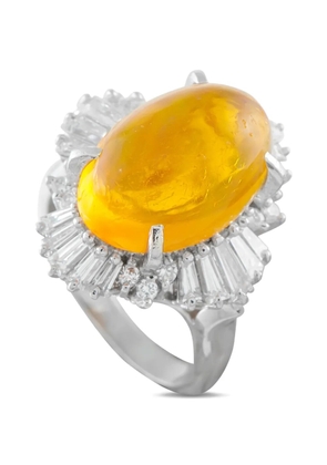 LB Exclusive opal and diamond ring - Silver