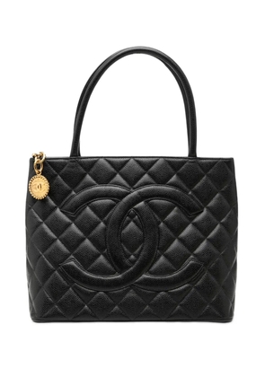 CHANEL Pre-Owned 1997-1999 Caviar Medallion tote bag - Black