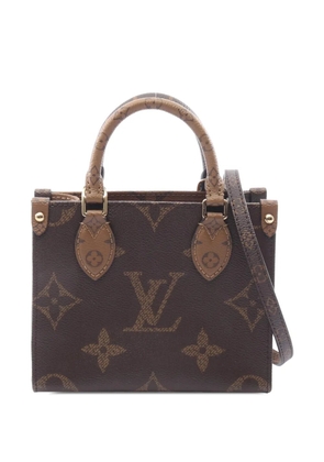 Louis Vuitton Pre-Owned 2021-2026 Monogram Reverse OnTheGo BB satchel - Brown