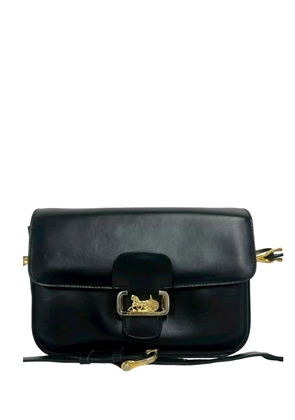 Celine Pre-Owned 20th Century Calfskin Horse Carriage crossbody bag - Black