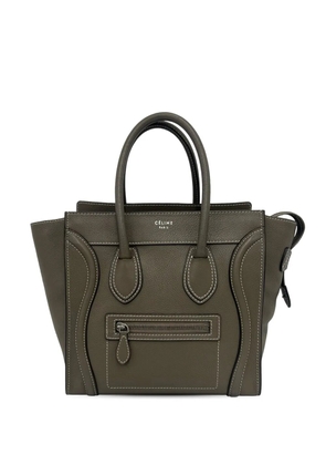 Celine Pre-Owned 2012 Micro Leather Luggage tote bag - Brown