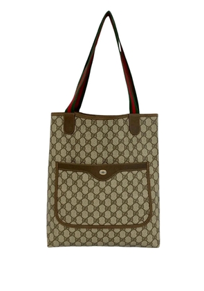 Gucci Pre-Owned 20th Century GG Supreme Web tote bag - Brown