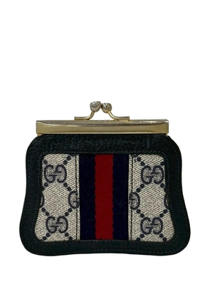 Gucci Pre-Owned 2000-2015 GG Supreme Web Purse coin pouch - Neutrals