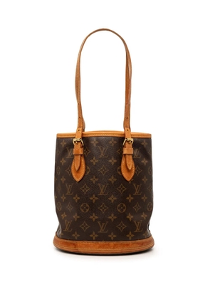 Louis Vuitton Pre-Owned 2015 Monogram Petit bucket bag - Brown