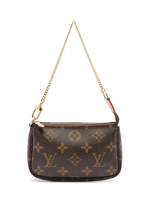 Louis Vuitton Pre-Owned 2019 Monogram Mini Pochette Accessoires handbag - Brown