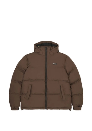 IUTER hooded puff jacket - Brown