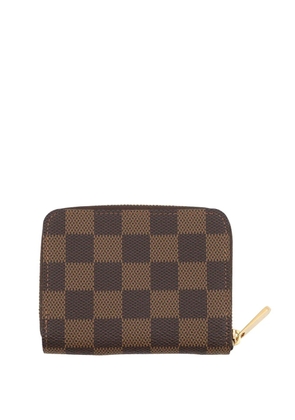 Louis Vuitton Pre-Owned 2000-2026 Damier Ebene Zippy coin pouch - Brown
