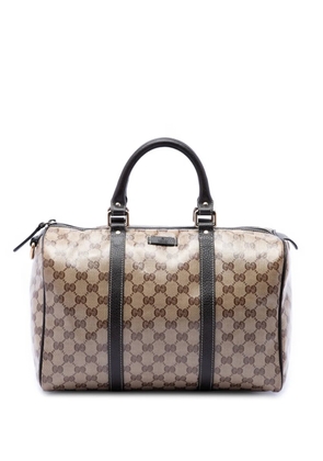 Gucci Pre-Owned 2016-2026 Medium GG Crystal Joy boston bag - Neutrals