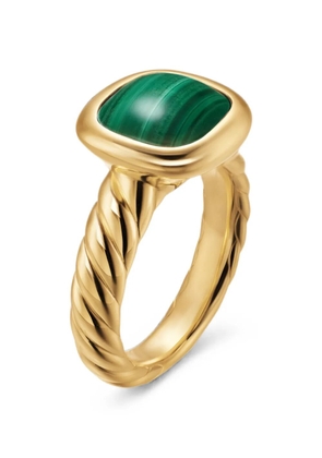 David Yurman Mercer malachite ring - Gold