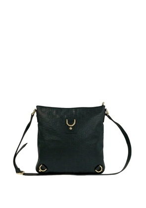 Gucci Pre-Owned 2000-2015 Guccissima Abbey D Ring crossbody bag - Black