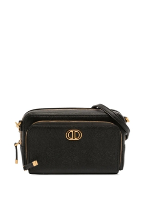 Christian Dior Pre-Owned 2023 Grained Calfskin Caro Double Pouch crossbody bag - Black