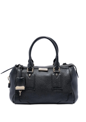 Burberry Pre-Owned 2000-2017 Small Heritage Grain Leather Gladstone satchel - Black